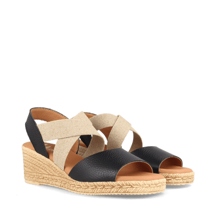 FESTA OXFORD BLACK/ELAST. LINO-1