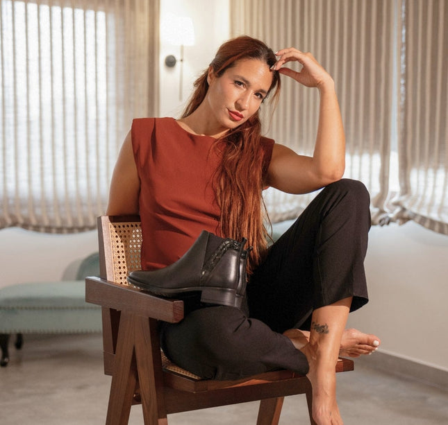 MIRIAM PIEL NEGRO/VERNIS CROCO-0