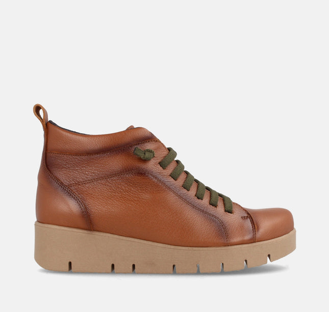 NUCIA CUERO/ELAST. KAKI-0