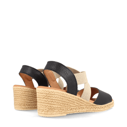 FESTA OXFORD BLACK/ELAST. LINO-2