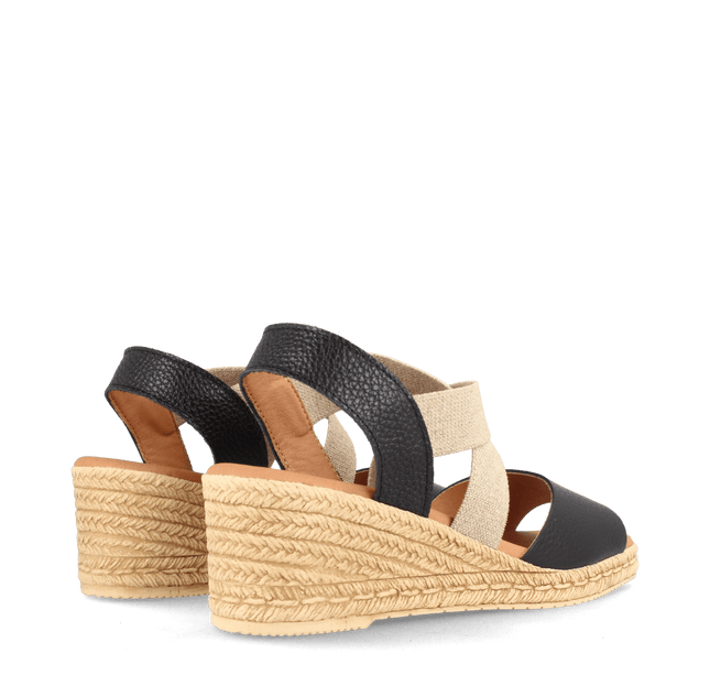 FESTA OXFORD BLACK/ELAST. LINO-2