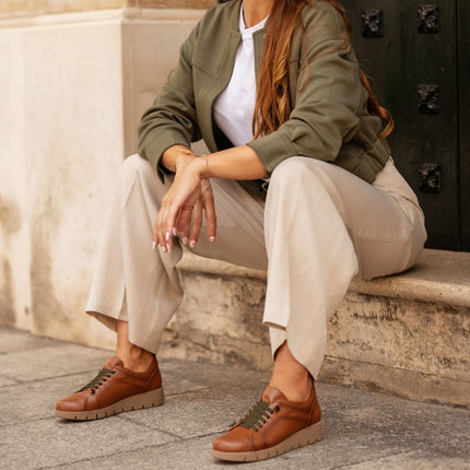 PEDRERA CUERO/ELAST. KAKI-9