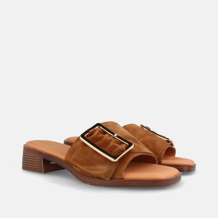 OZA SUEDE DARK TAN-1