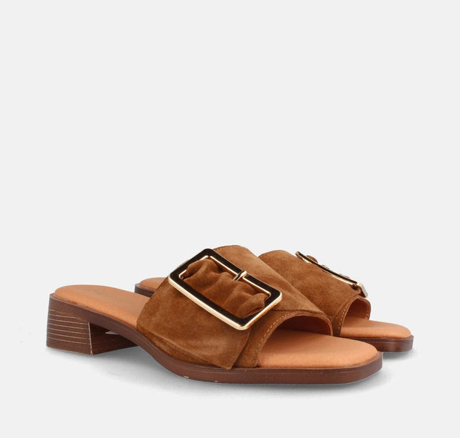 OZA SUEDE DARK TAN-1